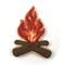 Campfire Cookie Cutter 4 in B1568, CookieCutter.com, Tin Plated Steel, Handmade in the USA